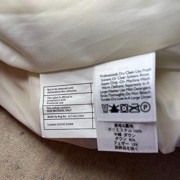 Eddie Bauer Women's White Premium EB700 Down Puffer Outdoor Vest Sz Sm - Picture 11 of 13